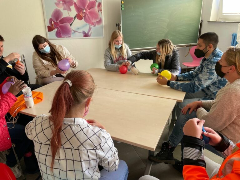 stressbaelle basteln gruppe sus