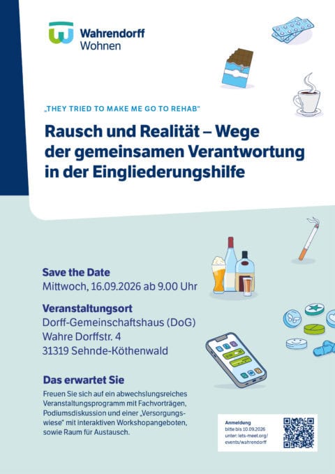 Sucht-Symposium Eingliederungshilfe: Rausch und Realität 1 260602 wah plakat a4 symposium s